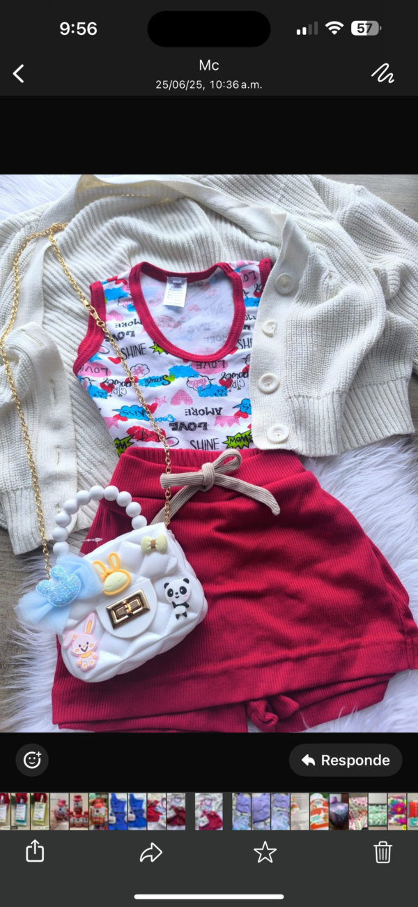 Conjunto faldashort