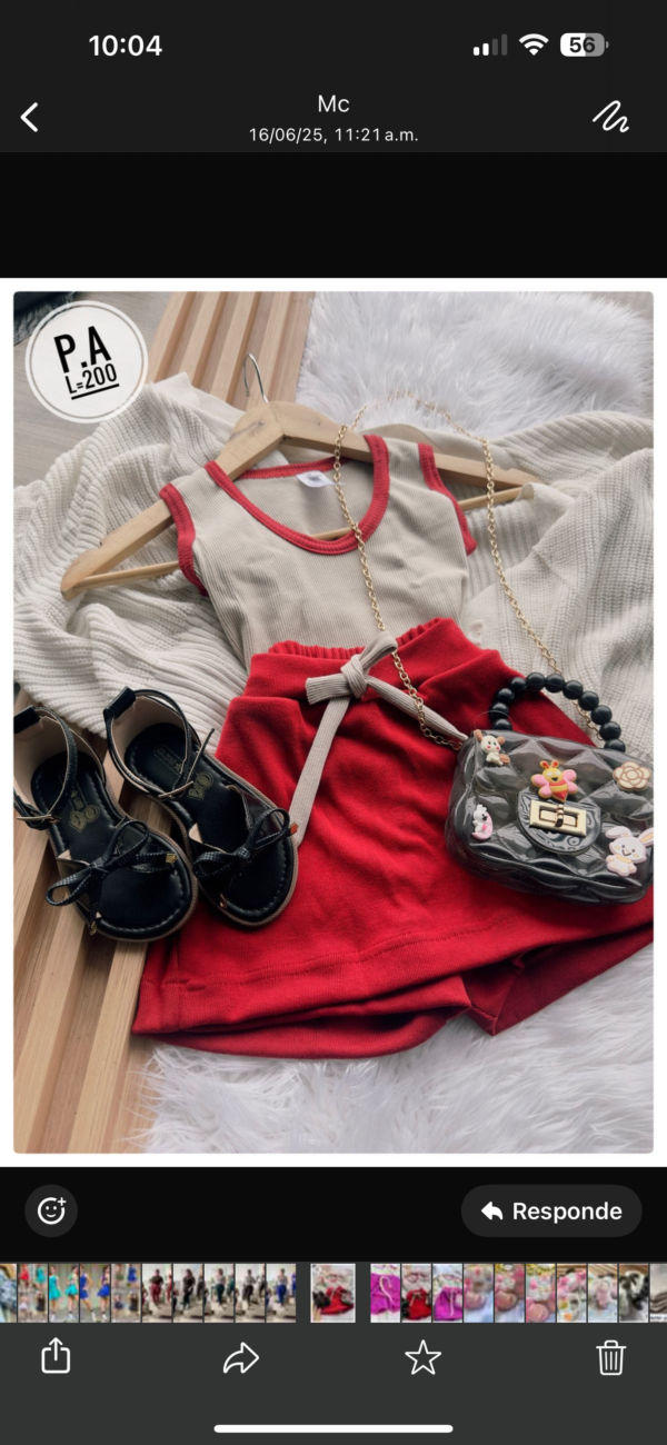 Conjunto en falda short - Image 2